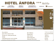 Tablet Screenshot of hotelanfora.net